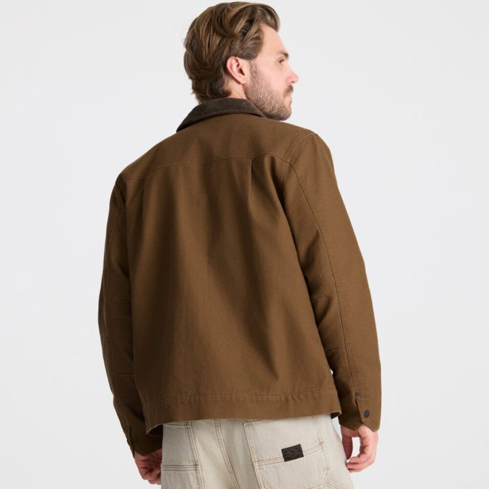 New Mens sz M Roark Open Roads Waxed Canvas Jacket outdoors fashion button up - Picture 4 of 11